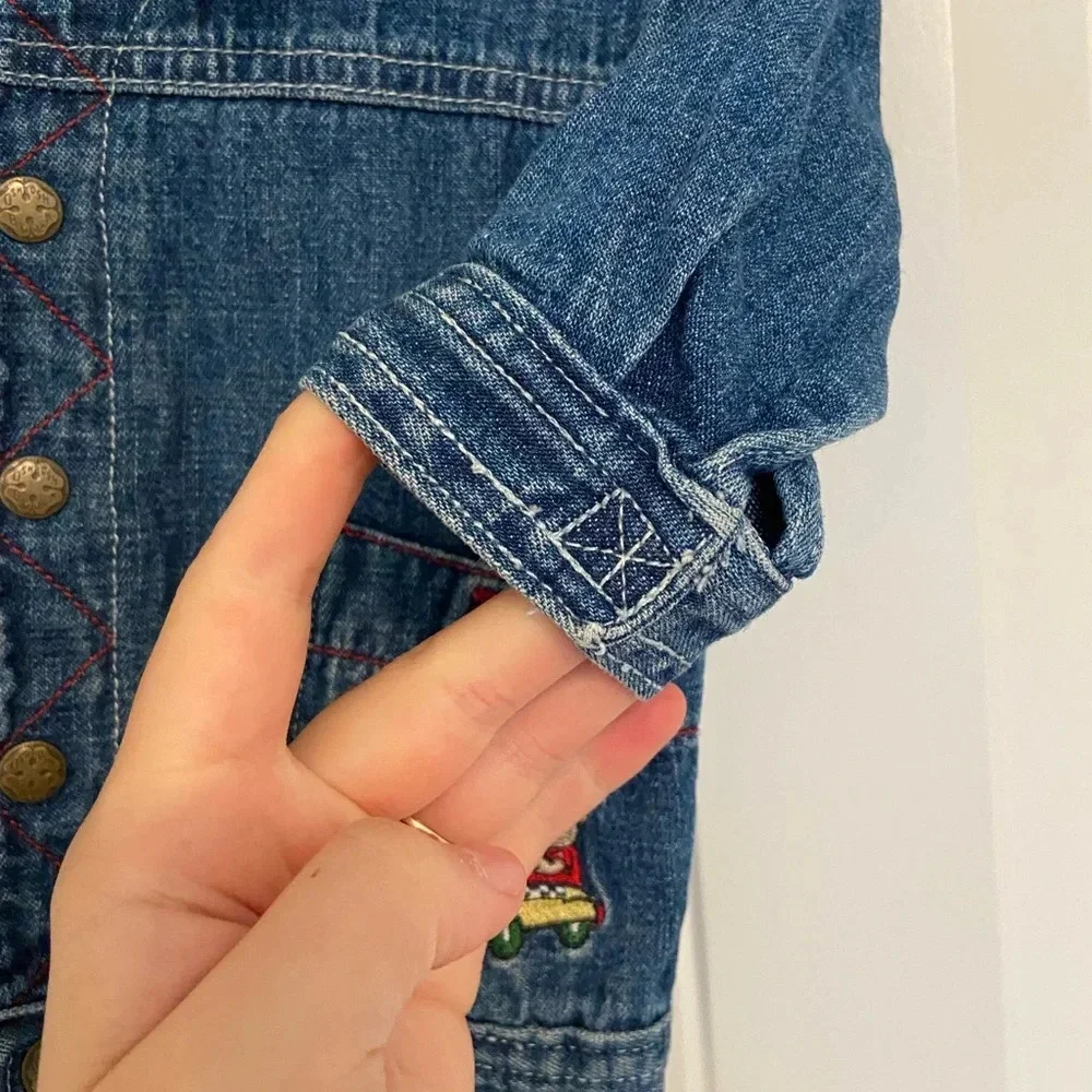 EUC | Vintage‎ Oshkosh B’gosh infant denim jacket — 3-6 months